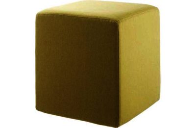 Habitat Rox Yellow Cube Footstool Habitat Rox Yellow Cube Footstool